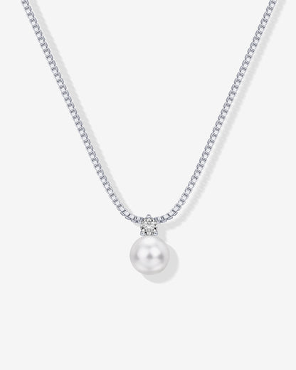 Bridal Pearl Pendant Necklace