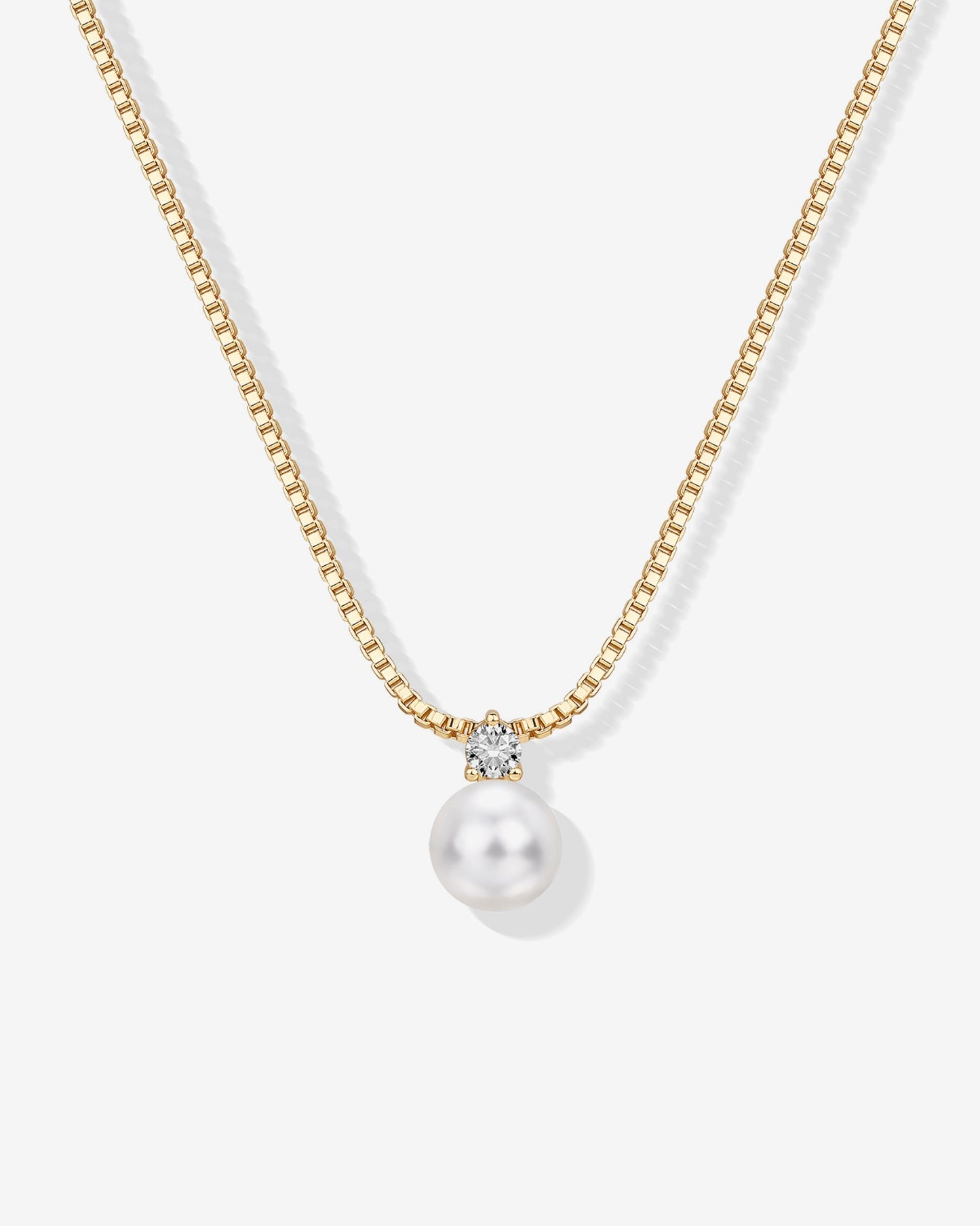 Bridal Pearl Pendant Necklace