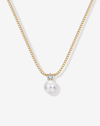 Bridal Pearl Pendant Necklace