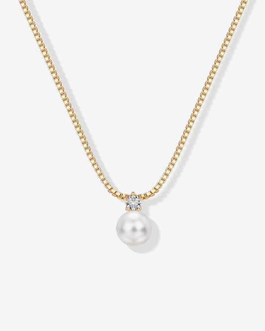 Bridal Pearl Pendant Necklace