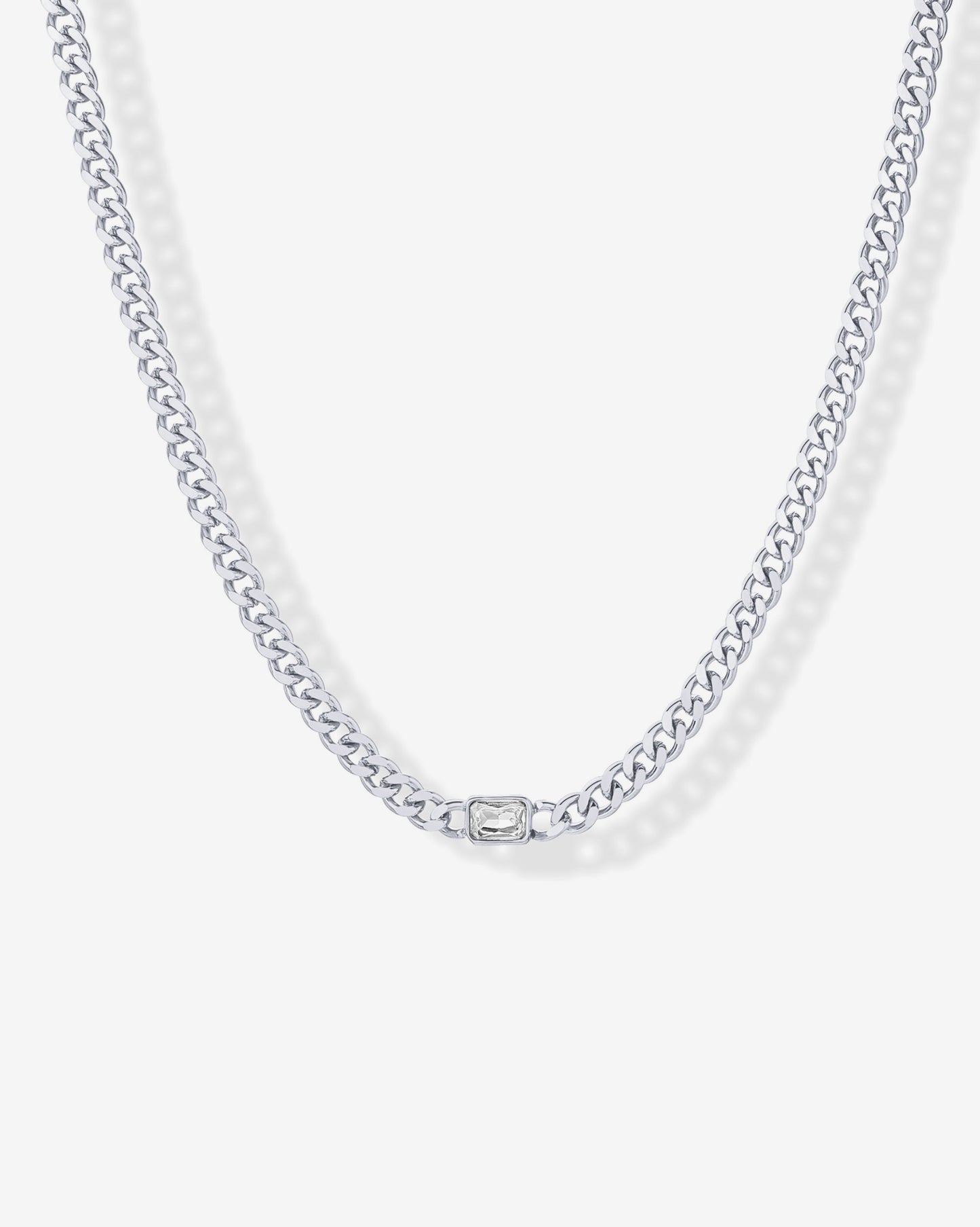 CZ Cuban Link Chain Necklace