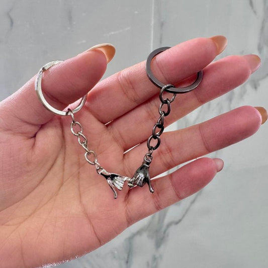 2pcs Pinky Promise Keychains — Couples & Besties Gift