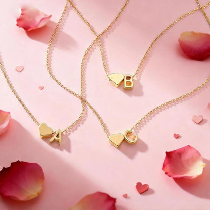 Signature Initial Heart Necklace