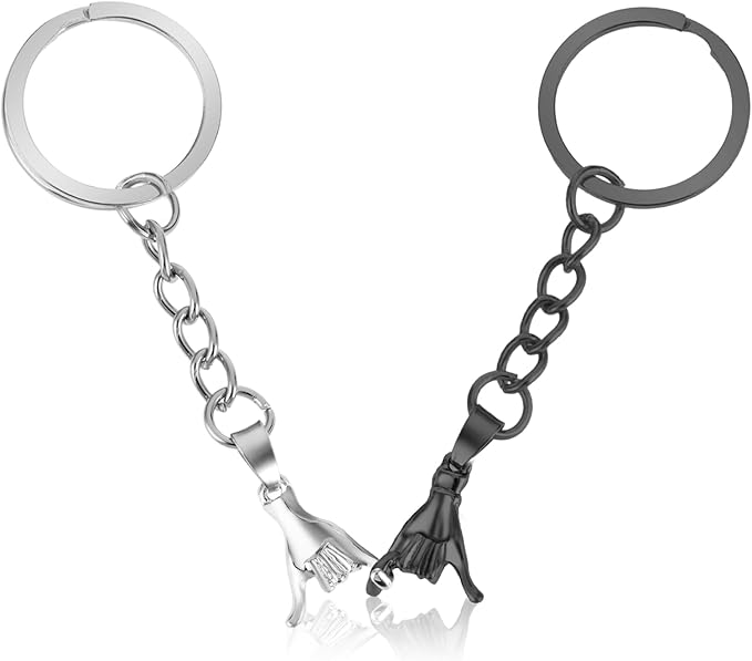 2pcs Pinky Promise Keychains — Couples & Besties Gift