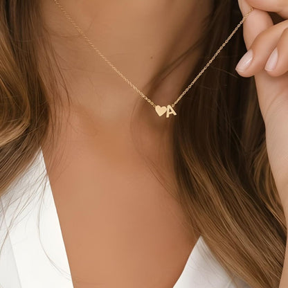 Signature Initial Heart Necklace