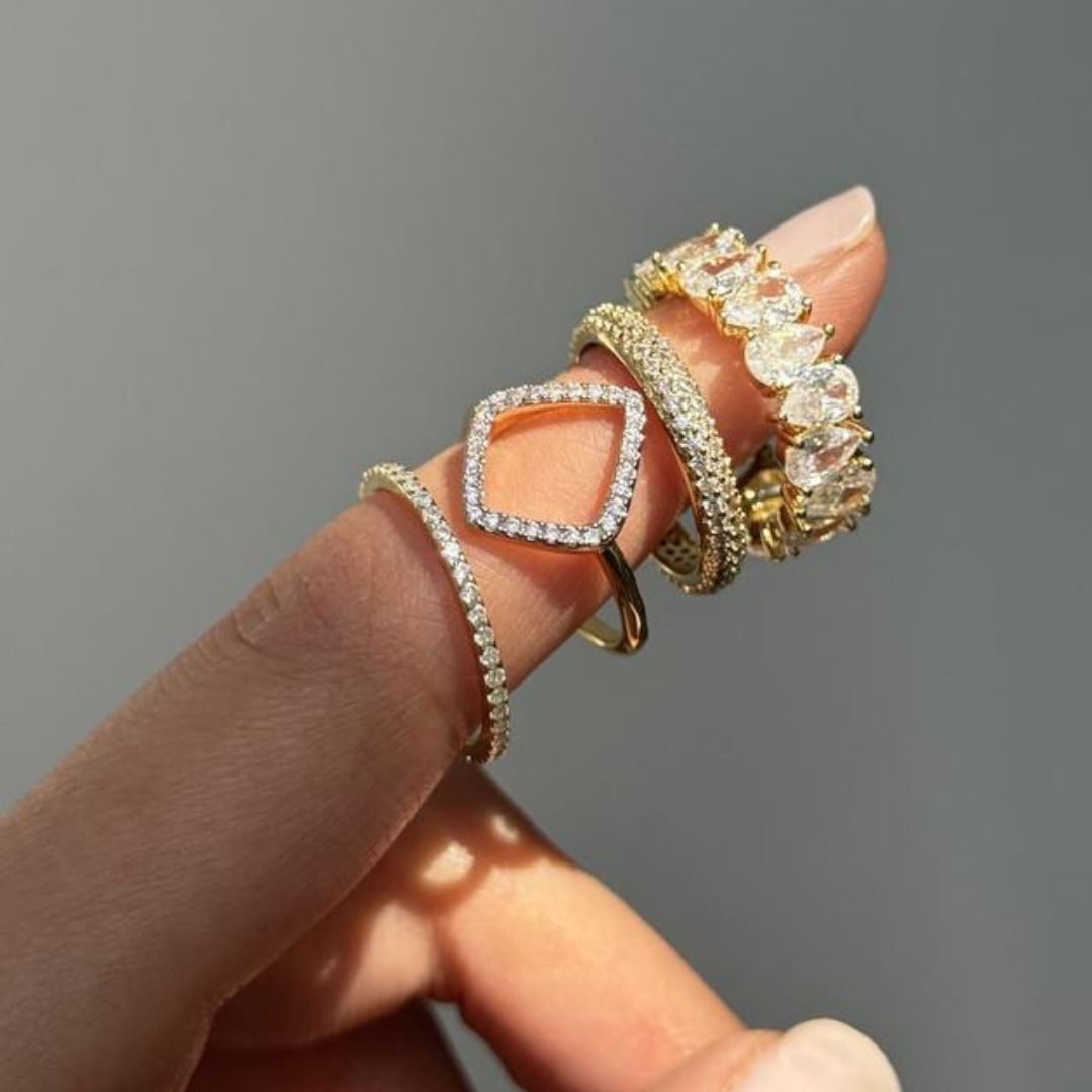 Luna Stack Ring