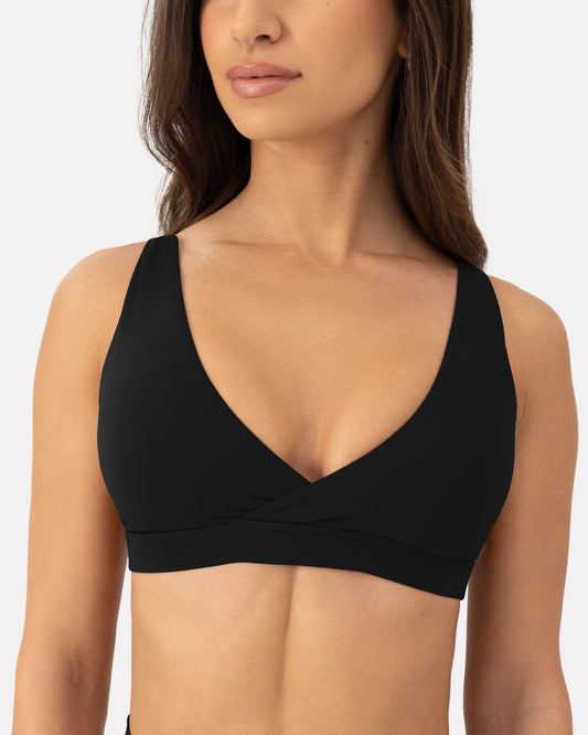 Athleisure Plunge Low-Support Sports Bra