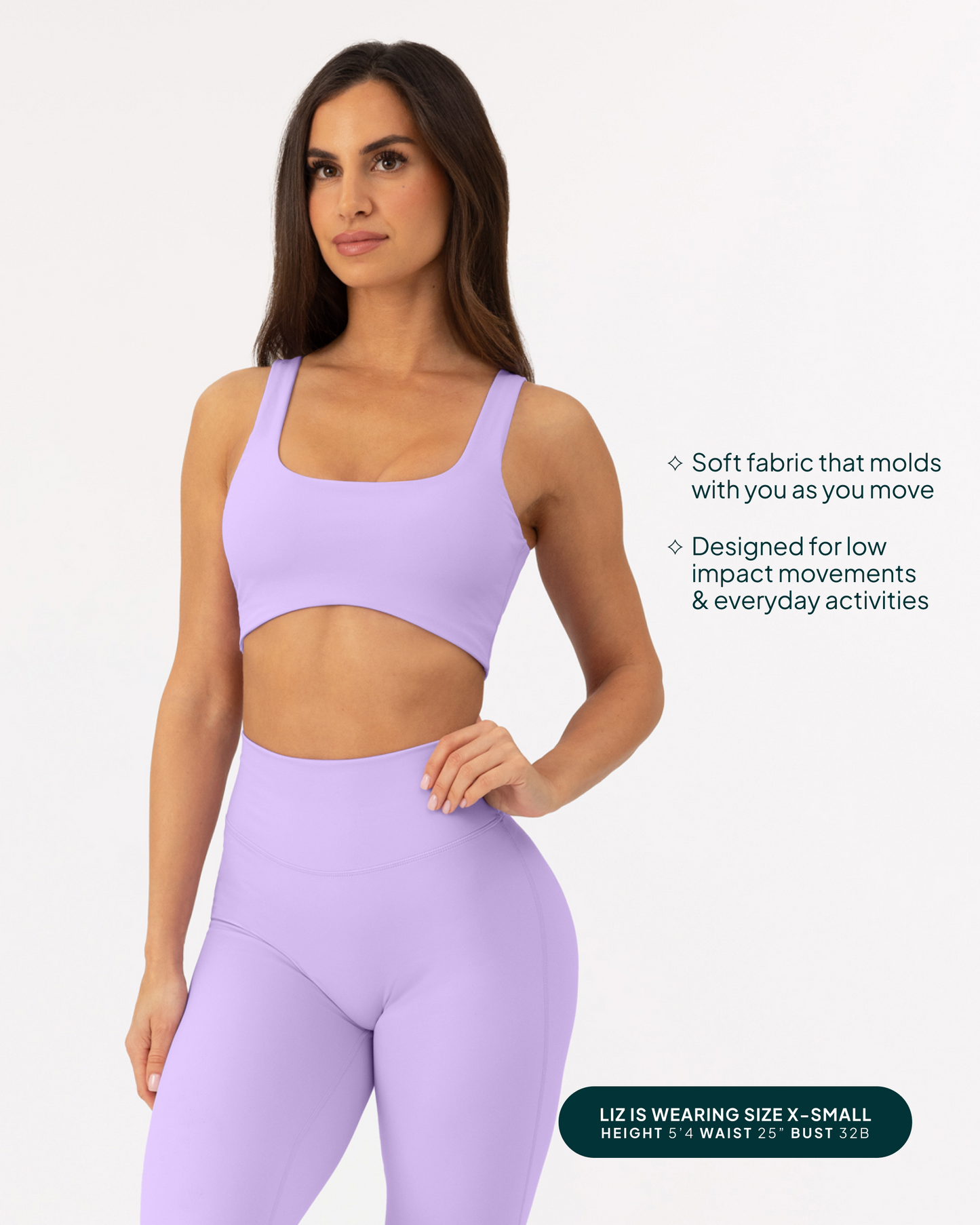 Athleisure Curved Hem Medium-Support Sports Bra