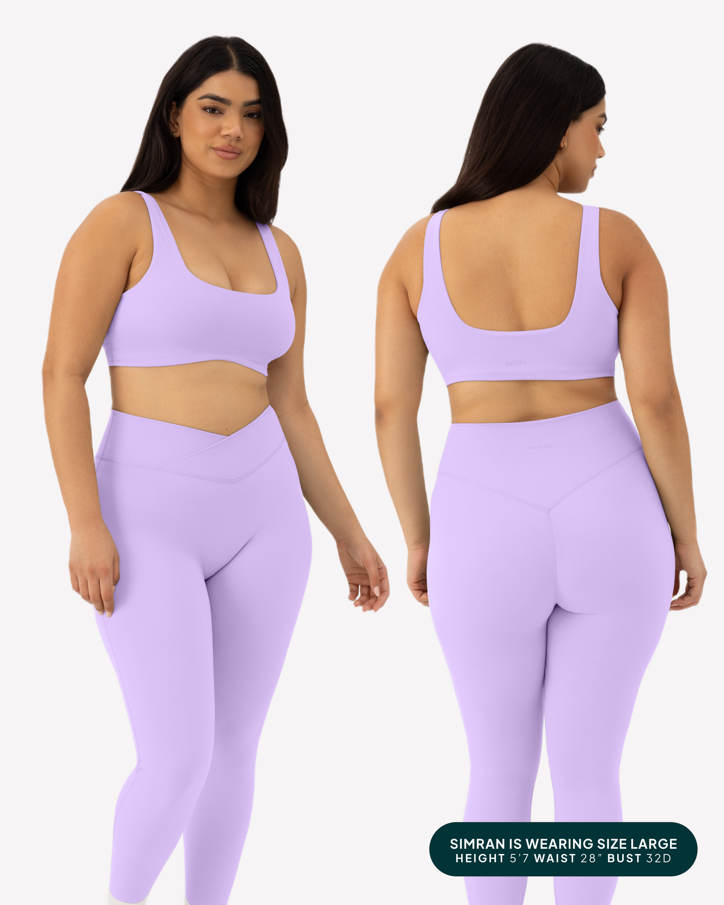 Athleisure Curved Hem Medium-Support Sports Bra