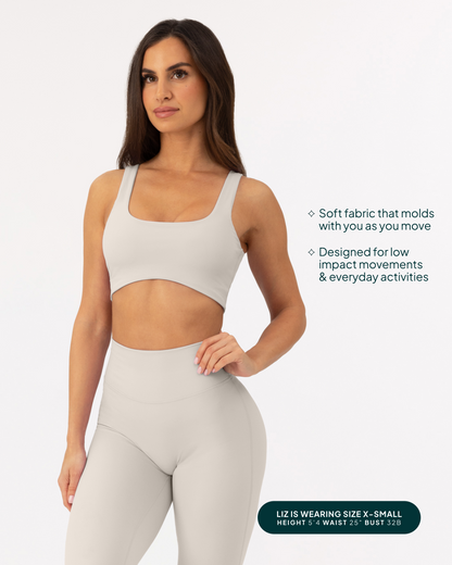 Athleisure Curved Hem Medium-Support Sports Bra