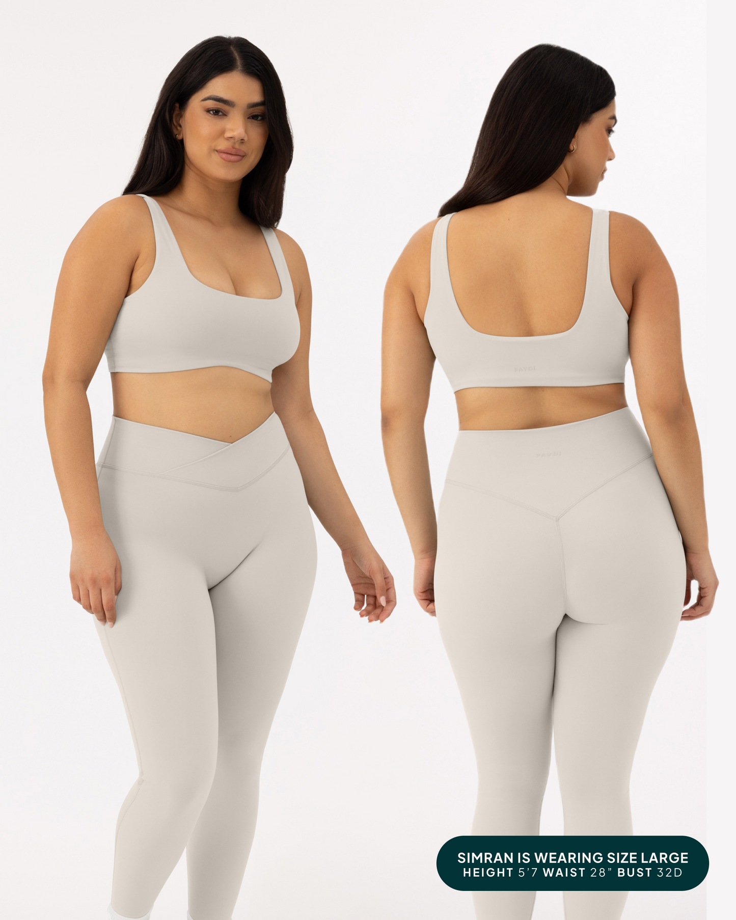 Athleisure Curved Hem Medium-Support Sports Bra