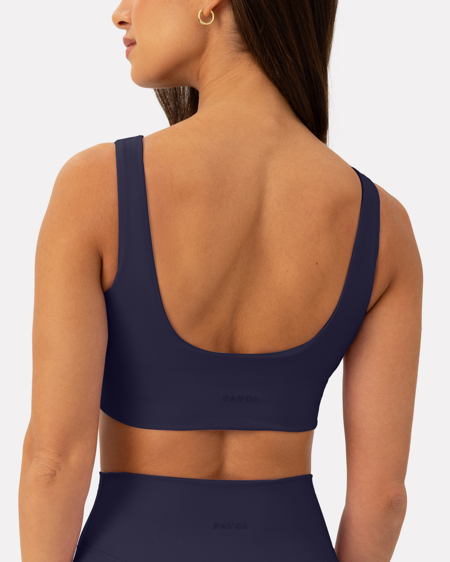 Athleisure Curved Hem Medium-Support Sports Bra