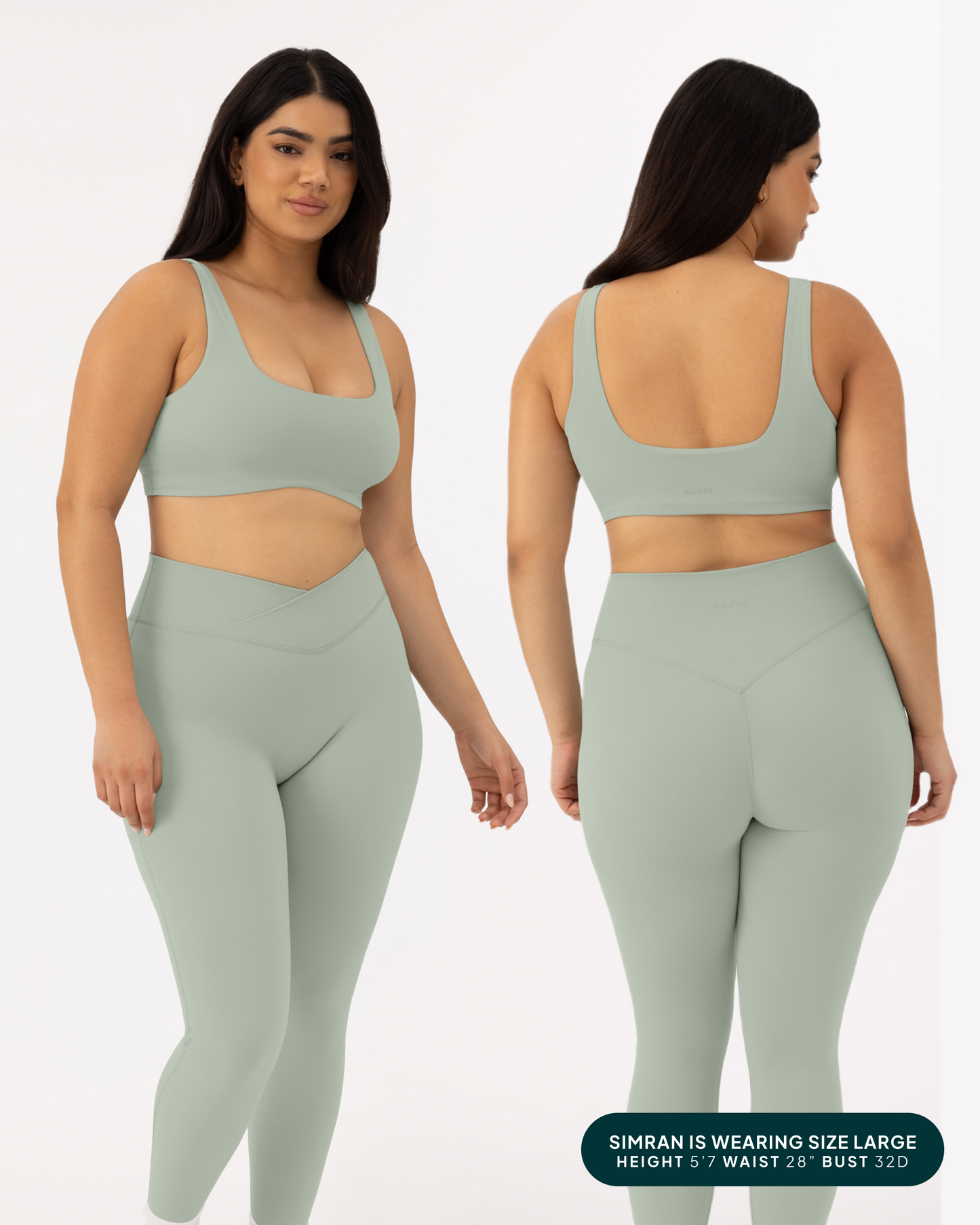 Athleisure Curved Hem Medium-Support Sports Bra