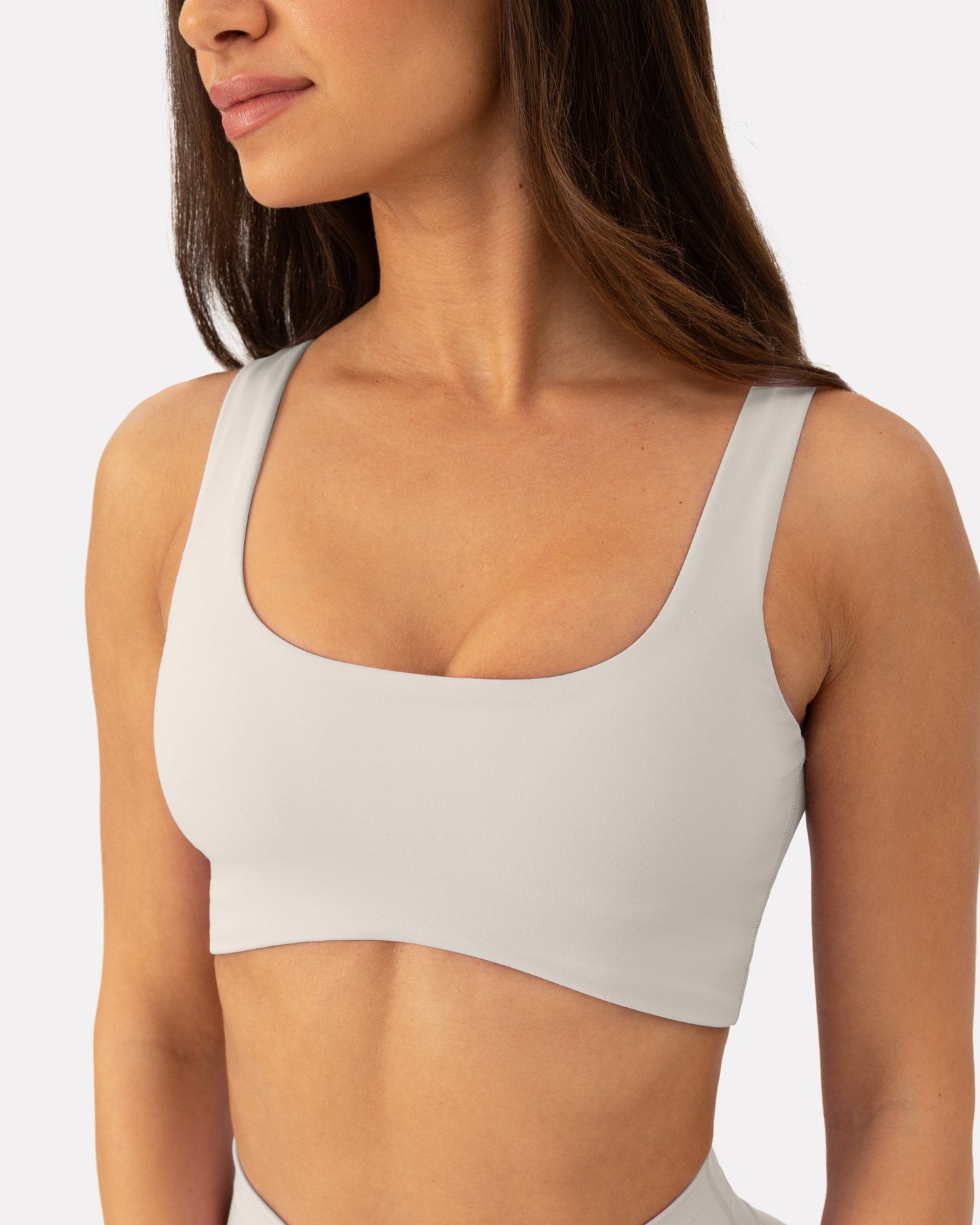 Athleisure Curved Hem Medium-Support Sports Bra