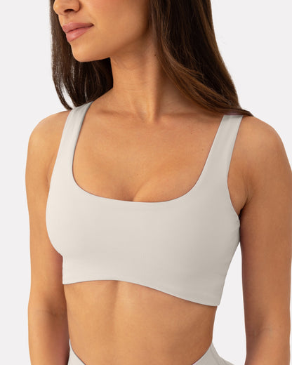 Athleisure Curved Hem Medium-Support Sports Bra