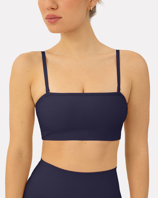 Athleisure Bandeau Low-Support Sports Bra