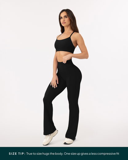 Athleisure Full Length Flared Leggings