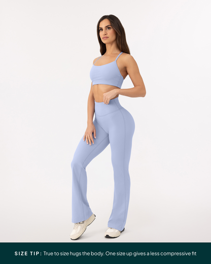 Athleisure Full Length Flared Leggings