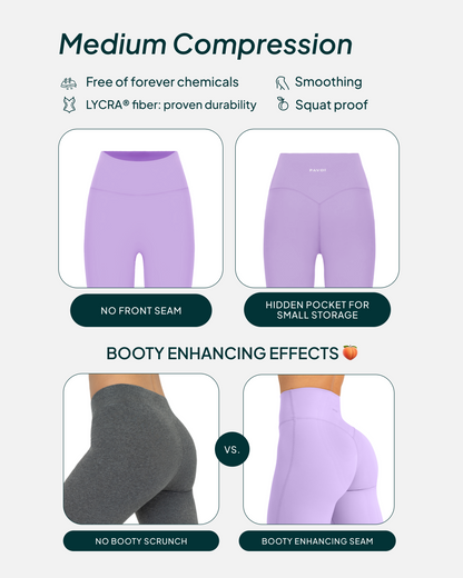 Athleisure Full Length Flared Leggings
