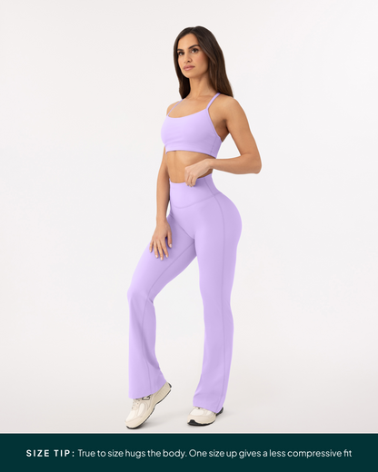 Athleisure Full Length Flared Leggings