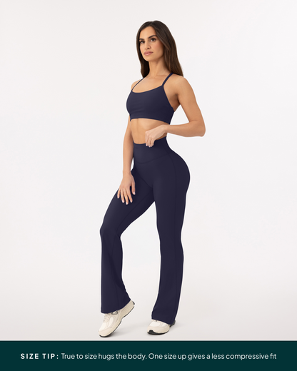 Athleisure Full Length Flared Leggings