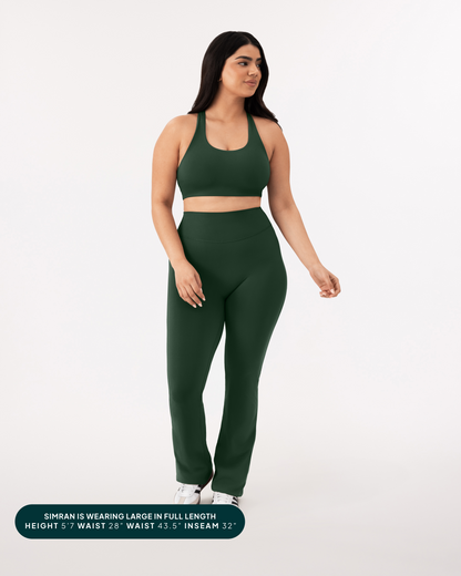 Athleisure Full Length Flared Leggings