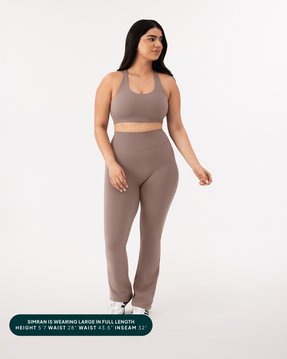 Athleisure Full Length Flared Leggings