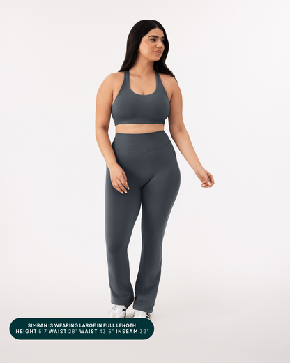 Athleisure Full Length Flared Leggings