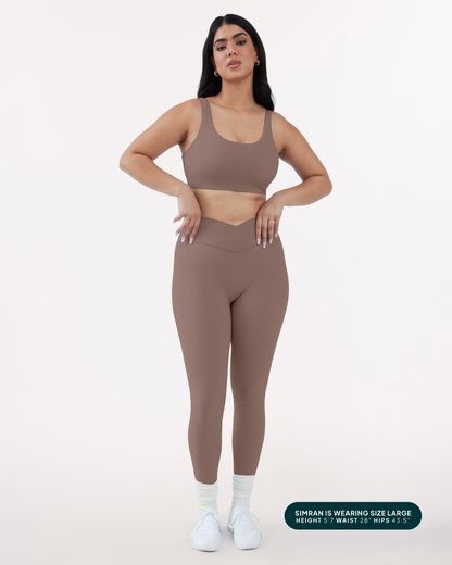 Athleisure Scrunch Crossover Leggings