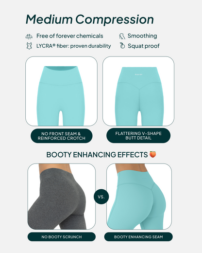 FlexFlow High-Waisted Butt Lifting Tall-Length Seasonal Yoga Leggings