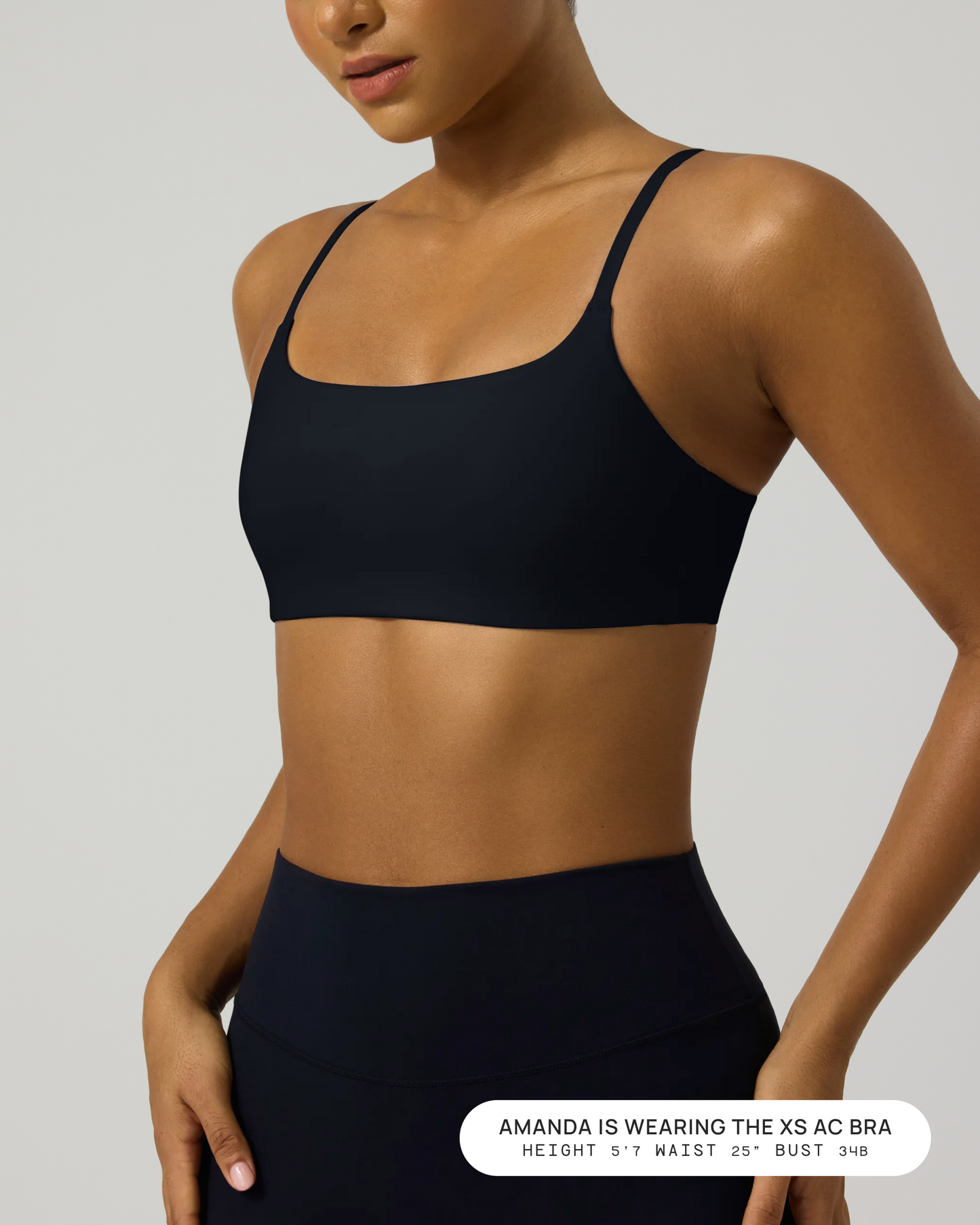 Athleisure Square Neck Low-Impact Sports Bra