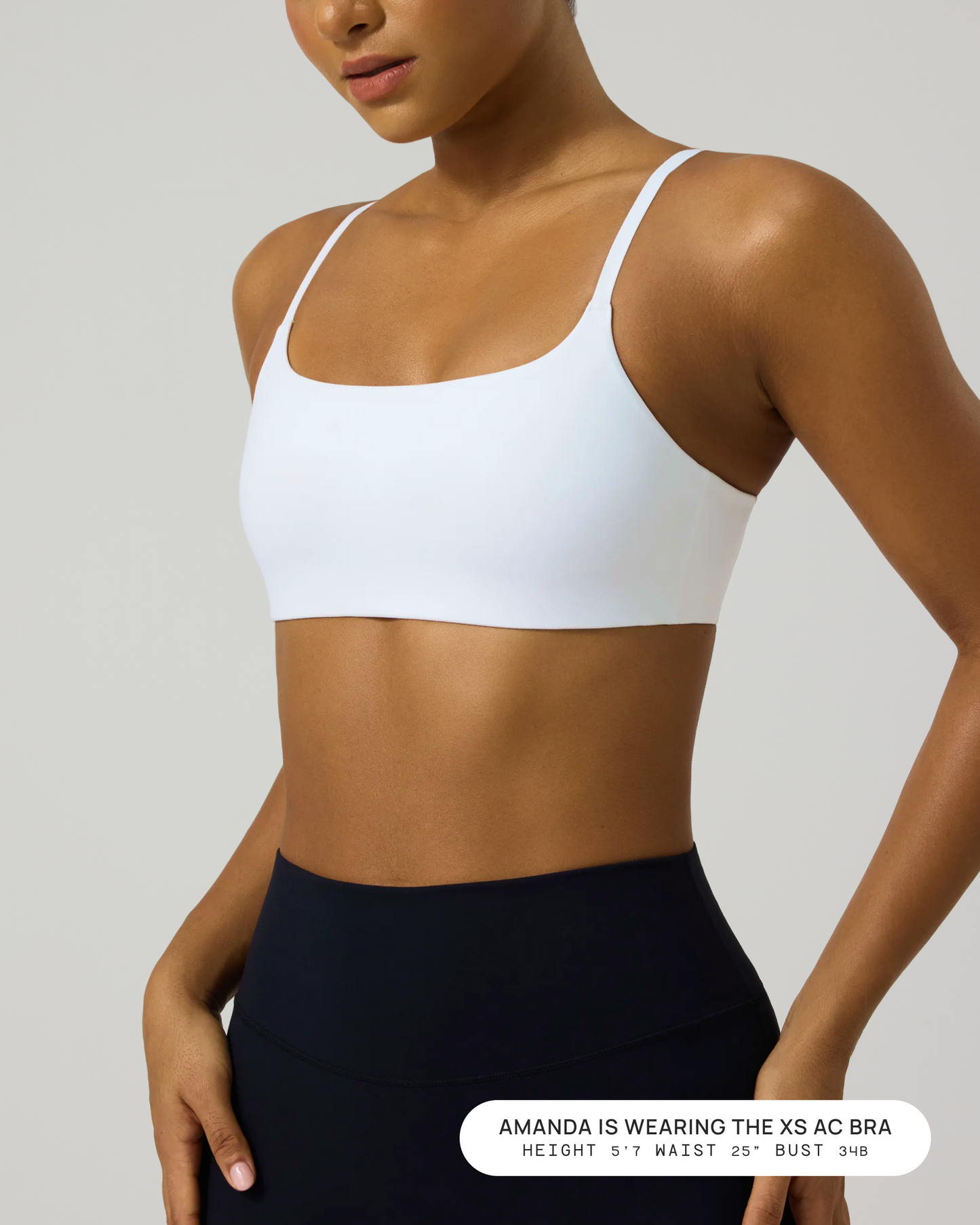 Athleisure Square Neck Low-Impact Sports Bra