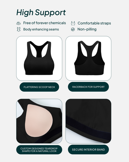 Performance High-Support Racerback Sports Bra