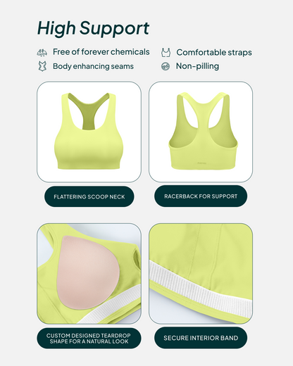 Performance High-Support Racerback Sports Bra