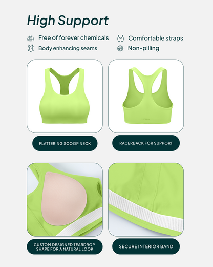 Performance High-Support Racerback Sports Bra