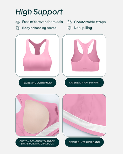 Performance High-Support Racerback Sports Bra