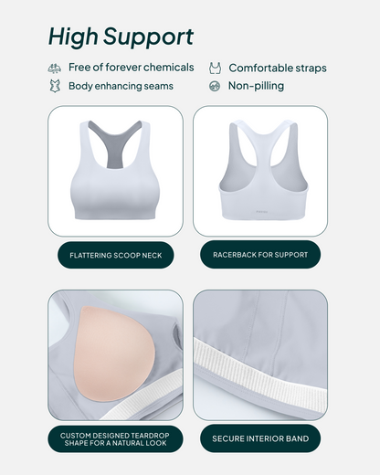 Performance High-Support Racerback Sports Bra