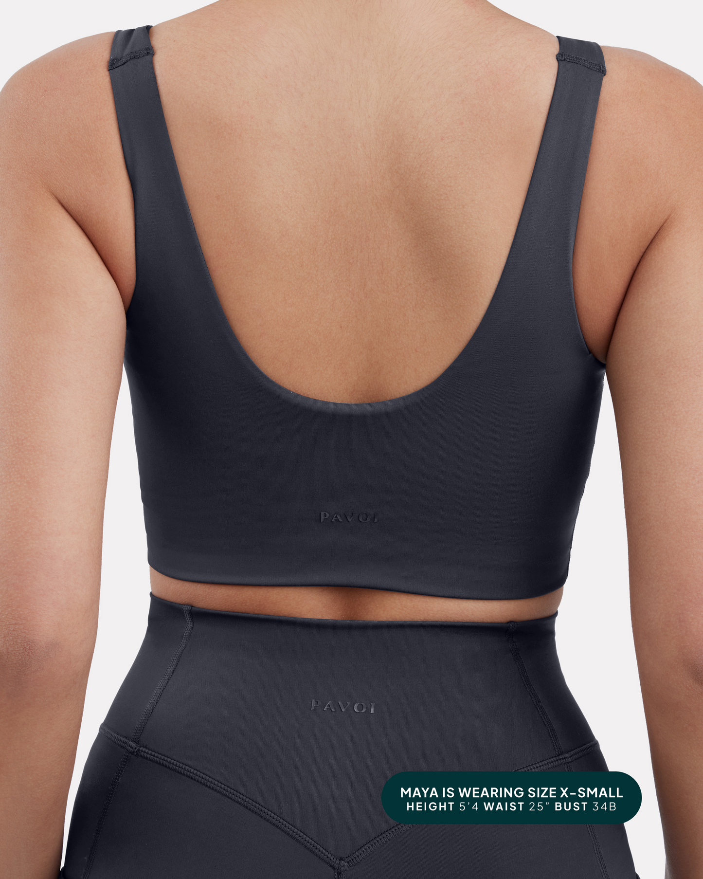 Longline Square Neck Medium-Support Padded Sports Bra