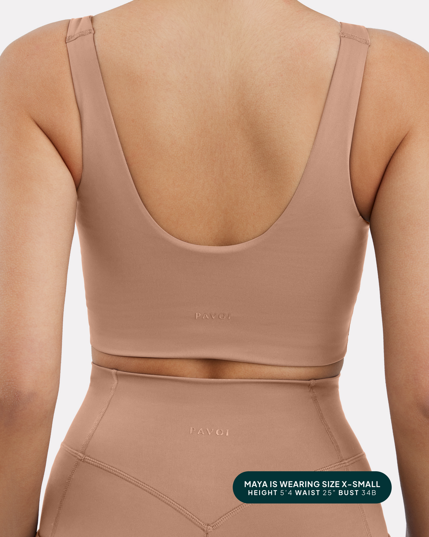 Longline Square Neck Medium-Support Padded Sports Bra