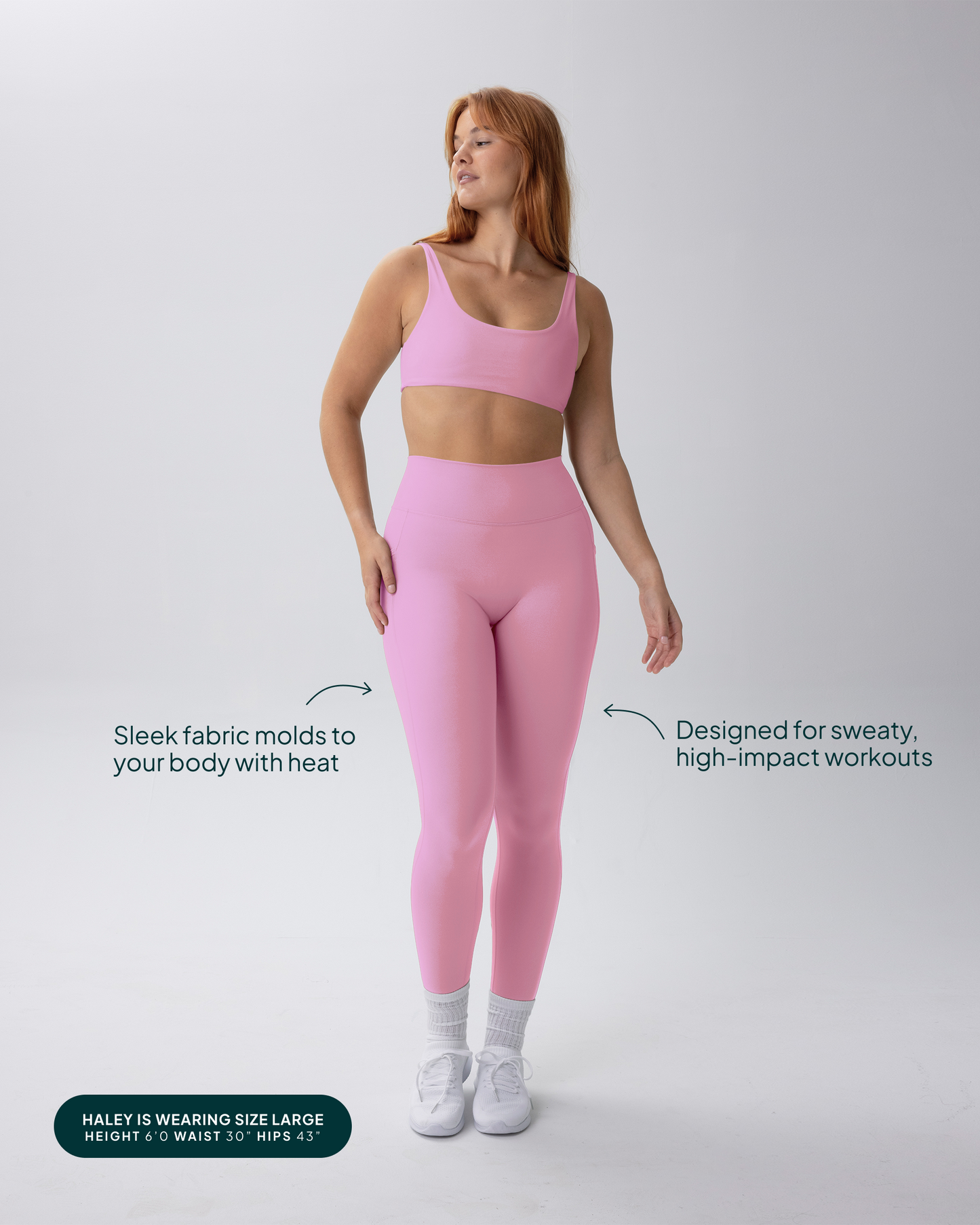 High-Waisted Butt Lifting Full-Length Leggings with Pockets
