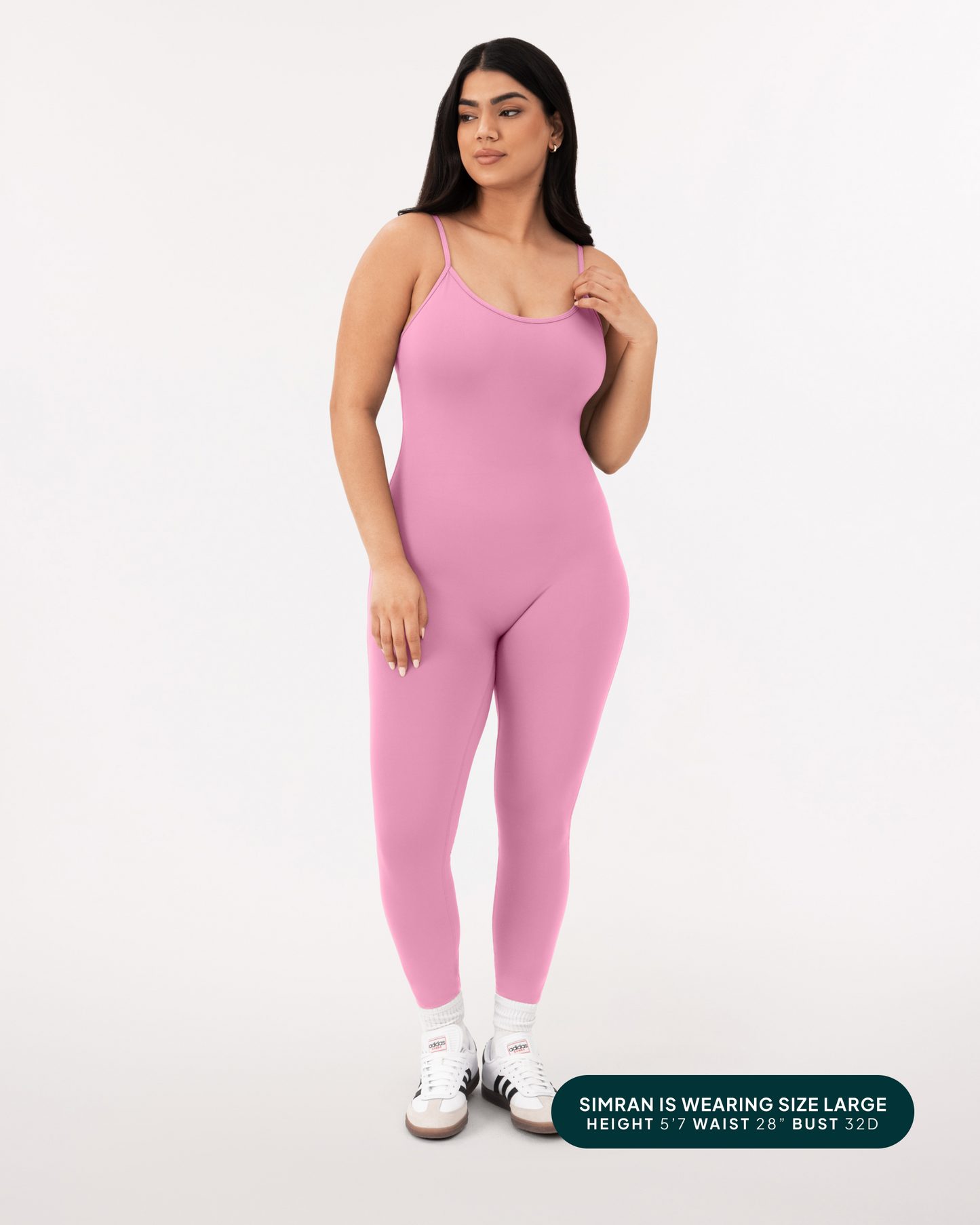 Spaghetti Strap Full-Length One Piece Workout Jumpsuit