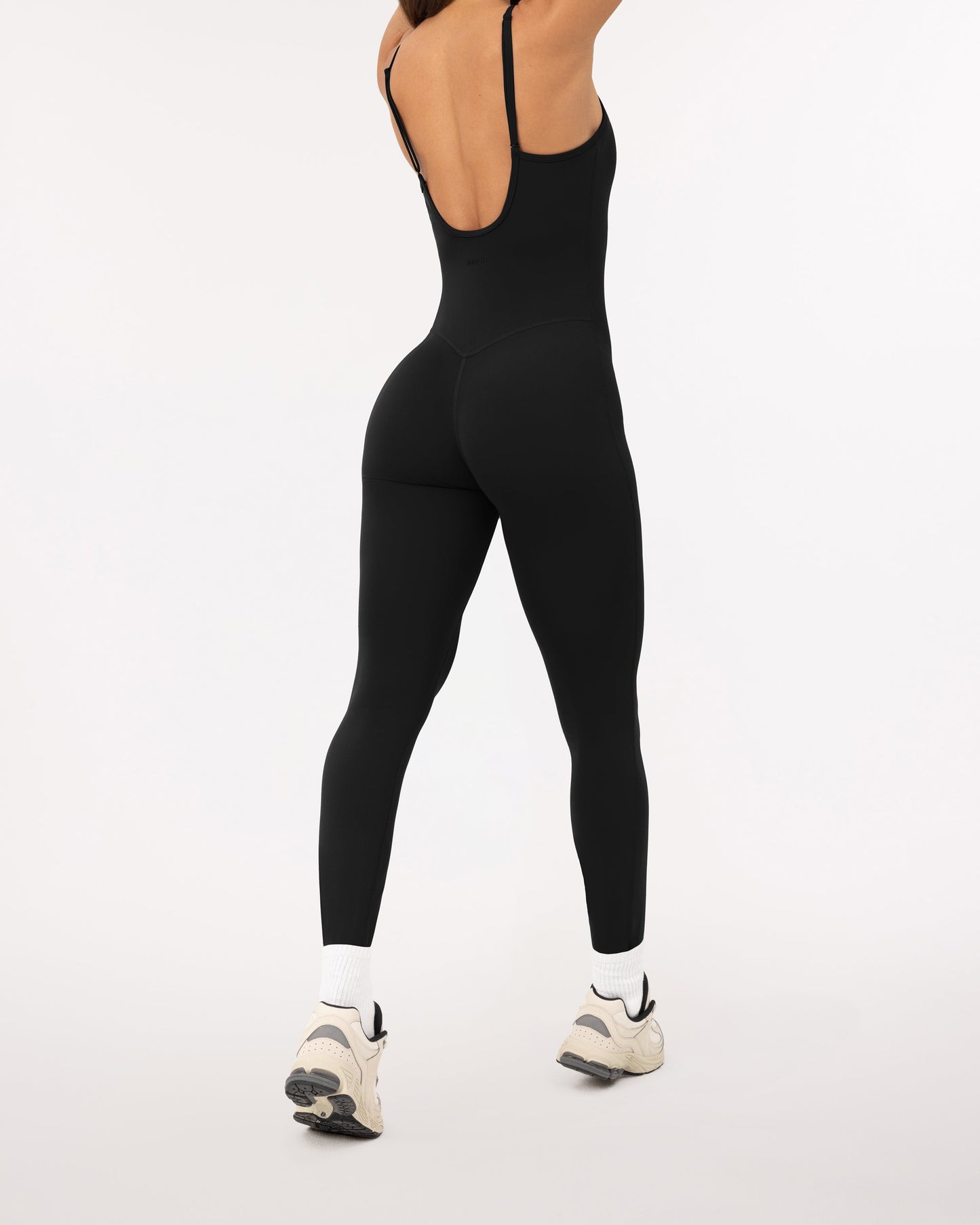 Spaghetti Strap Full-Length One Piece Workout Jumpsuit