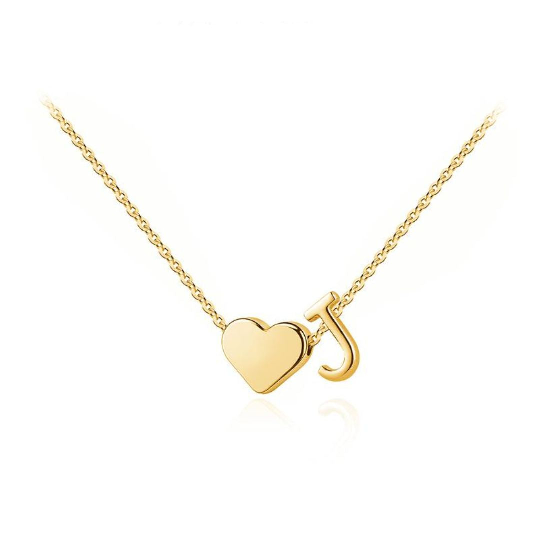 Signature Initial Heart Necklace