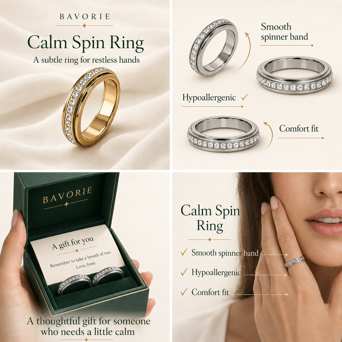 Calm Spin Ring