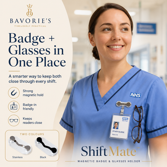 Bavorie ShiftMate Magnetic Badge & Glasses Holder