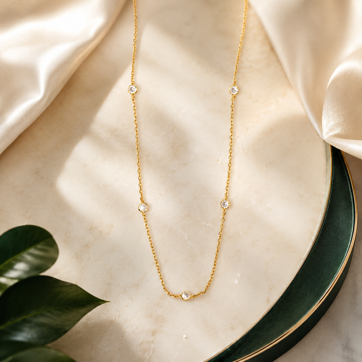 Mira Station Necklace