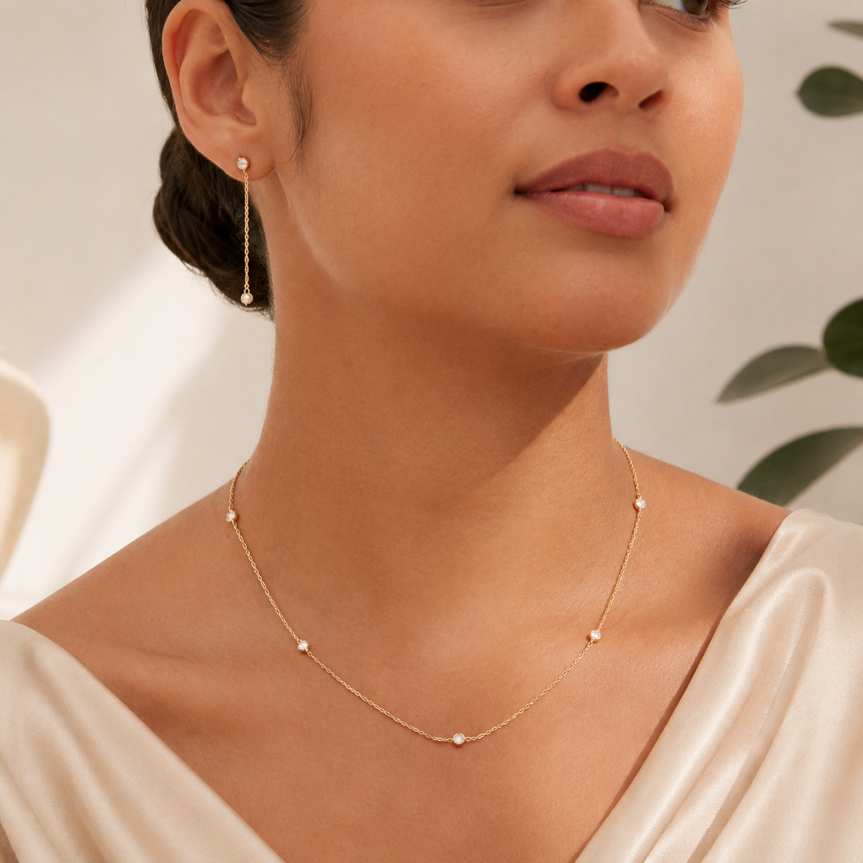 Mira Station Necklace