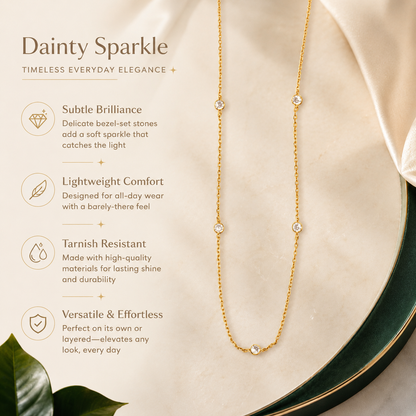 Mira Station Necklace