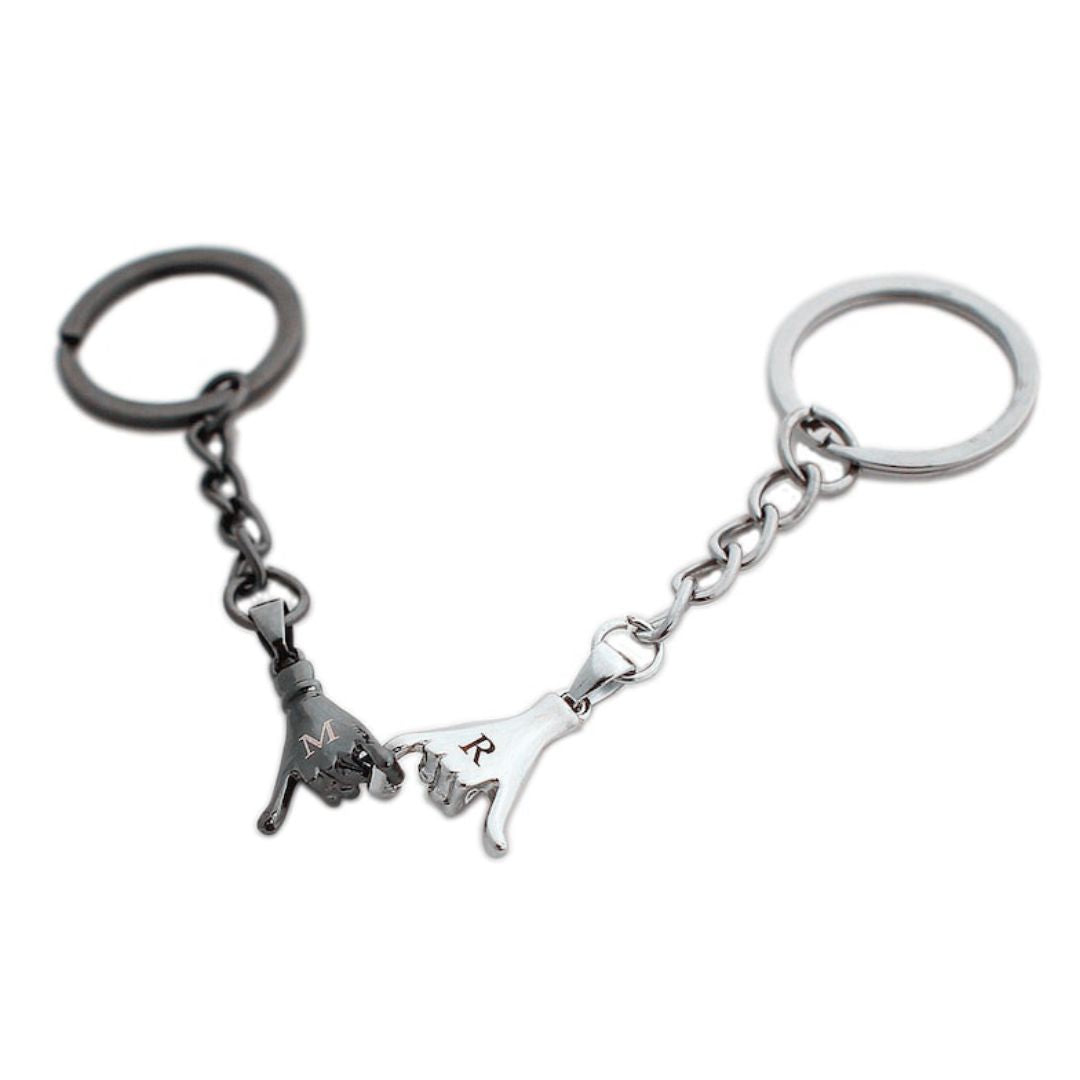 2pcs Pinky Promise Keychains — Couples & Besties Gift