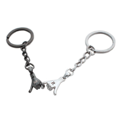 2pcs Pinky Promise Keychains — Couples & Besties Gift